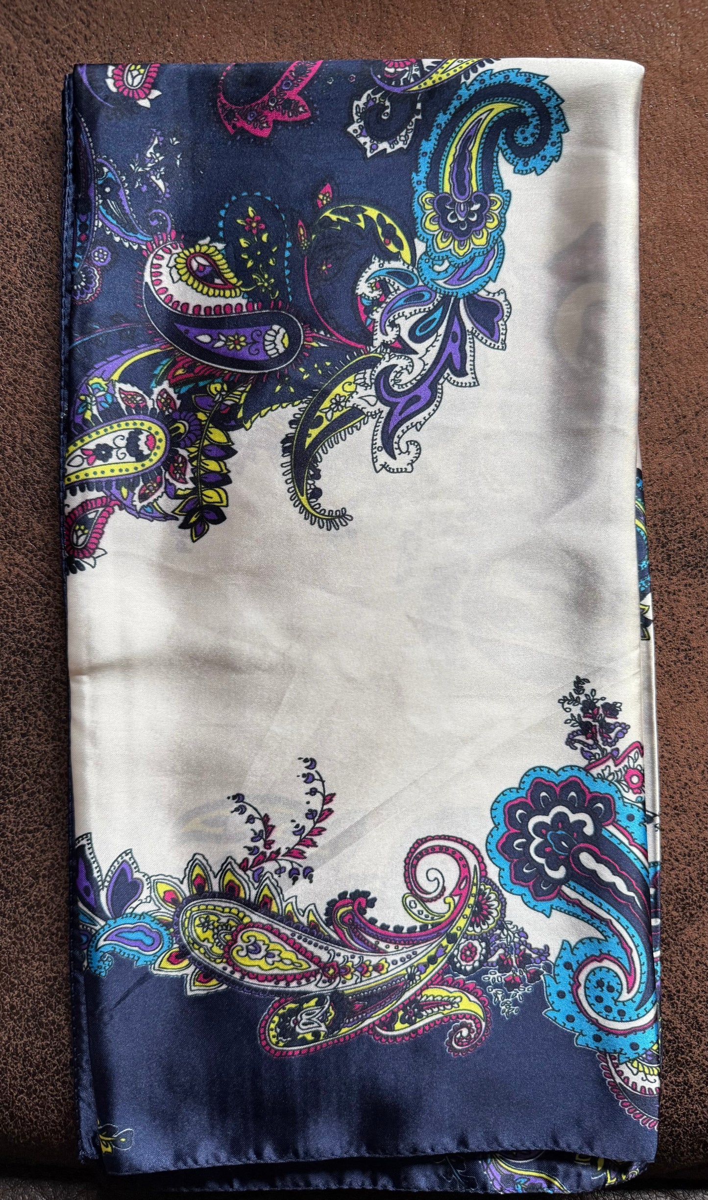 Wild Rag-Royal Blue Paisley