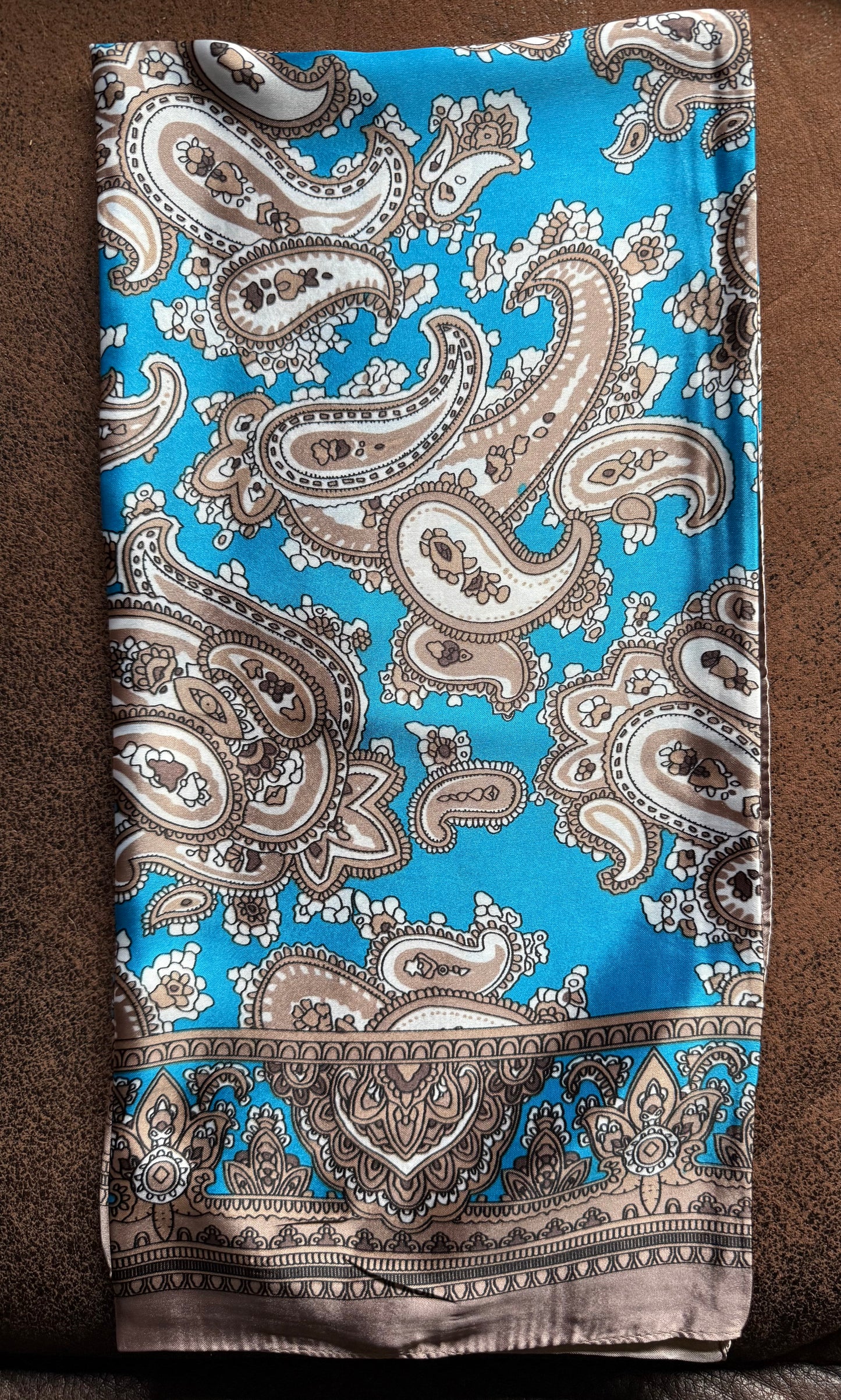 Wild Rag-Blue/Grey Paisley