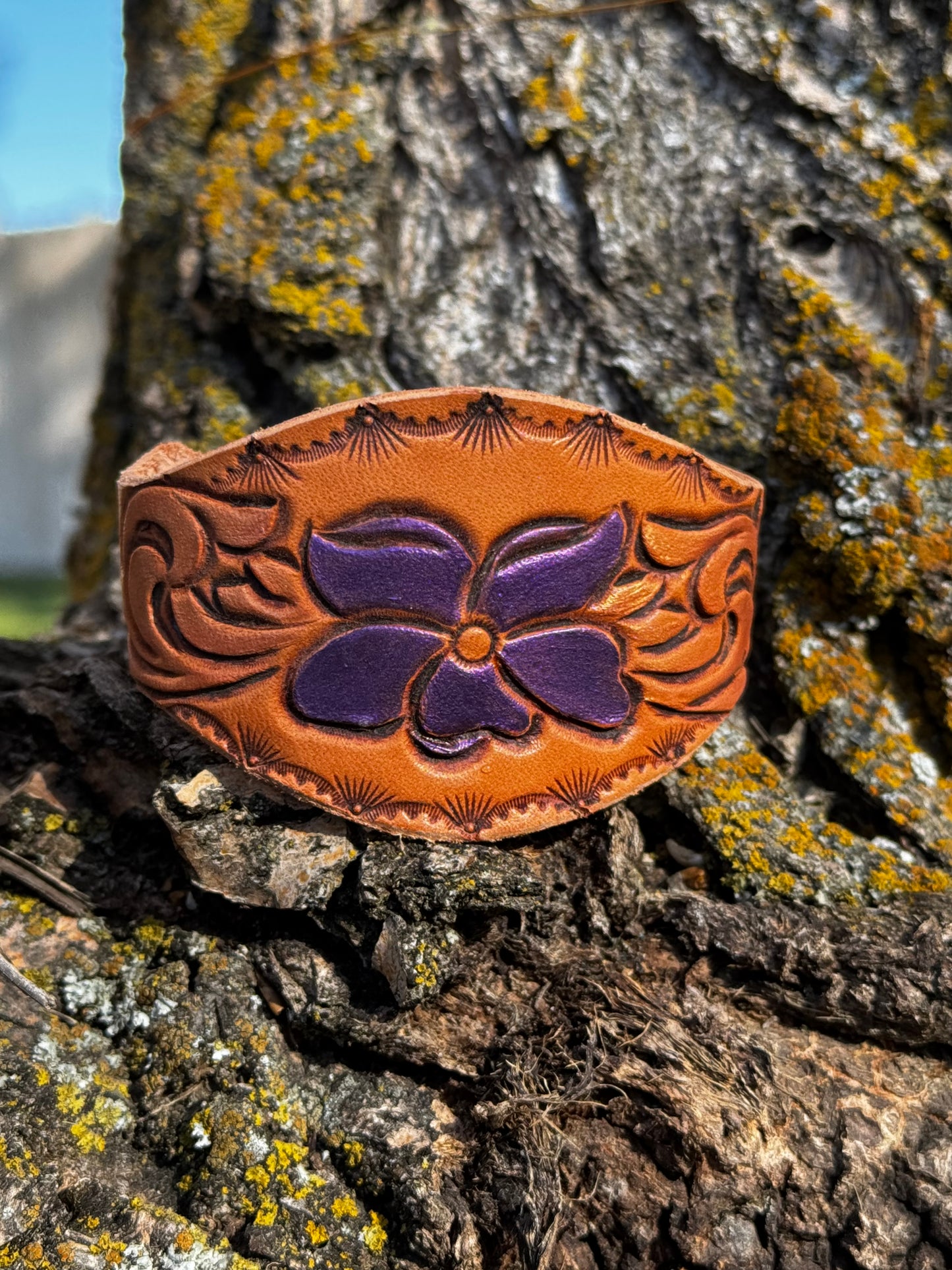 Hand Tooled Leather Bracelet