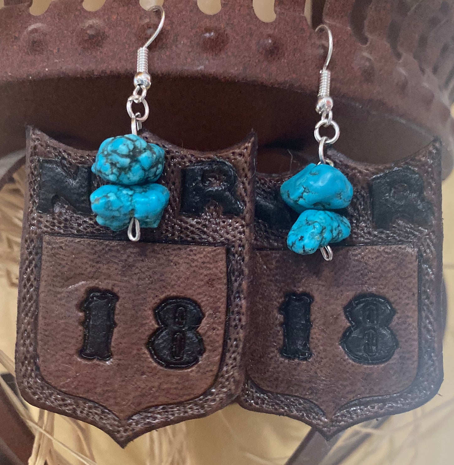 Custom Leather Earrings