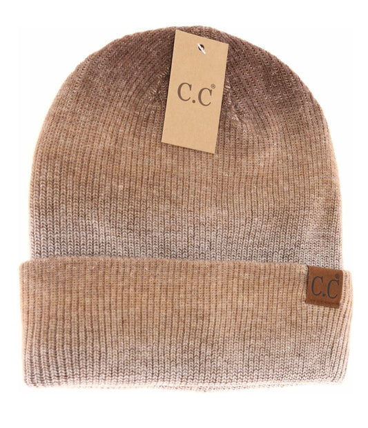 CC Beanie Unisex Ombre Cuffed