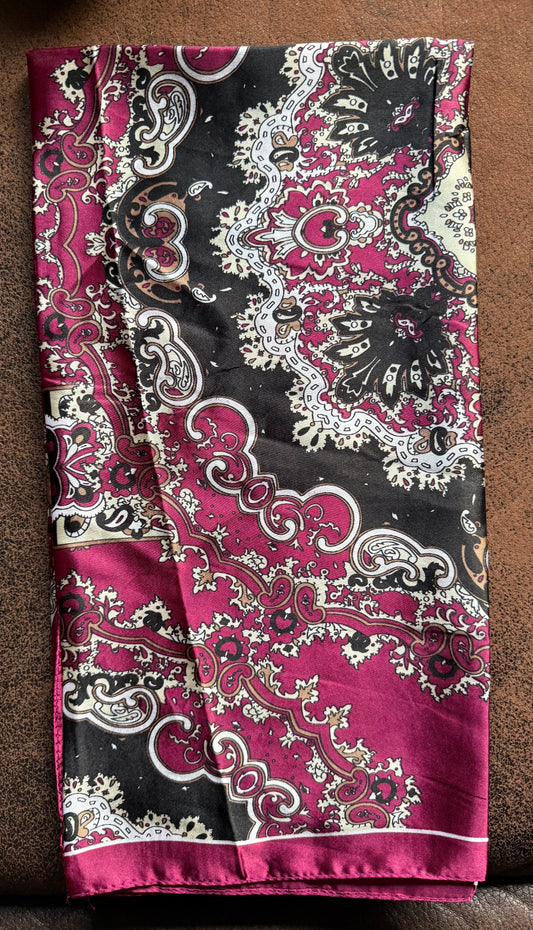 Wild Rag-Fuchsia Paisley