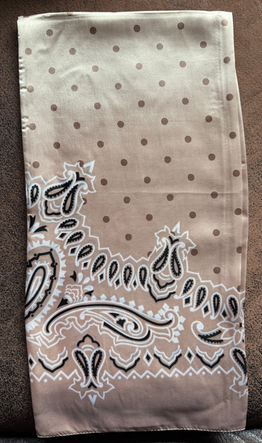 Wild Rag-Cream Bandana