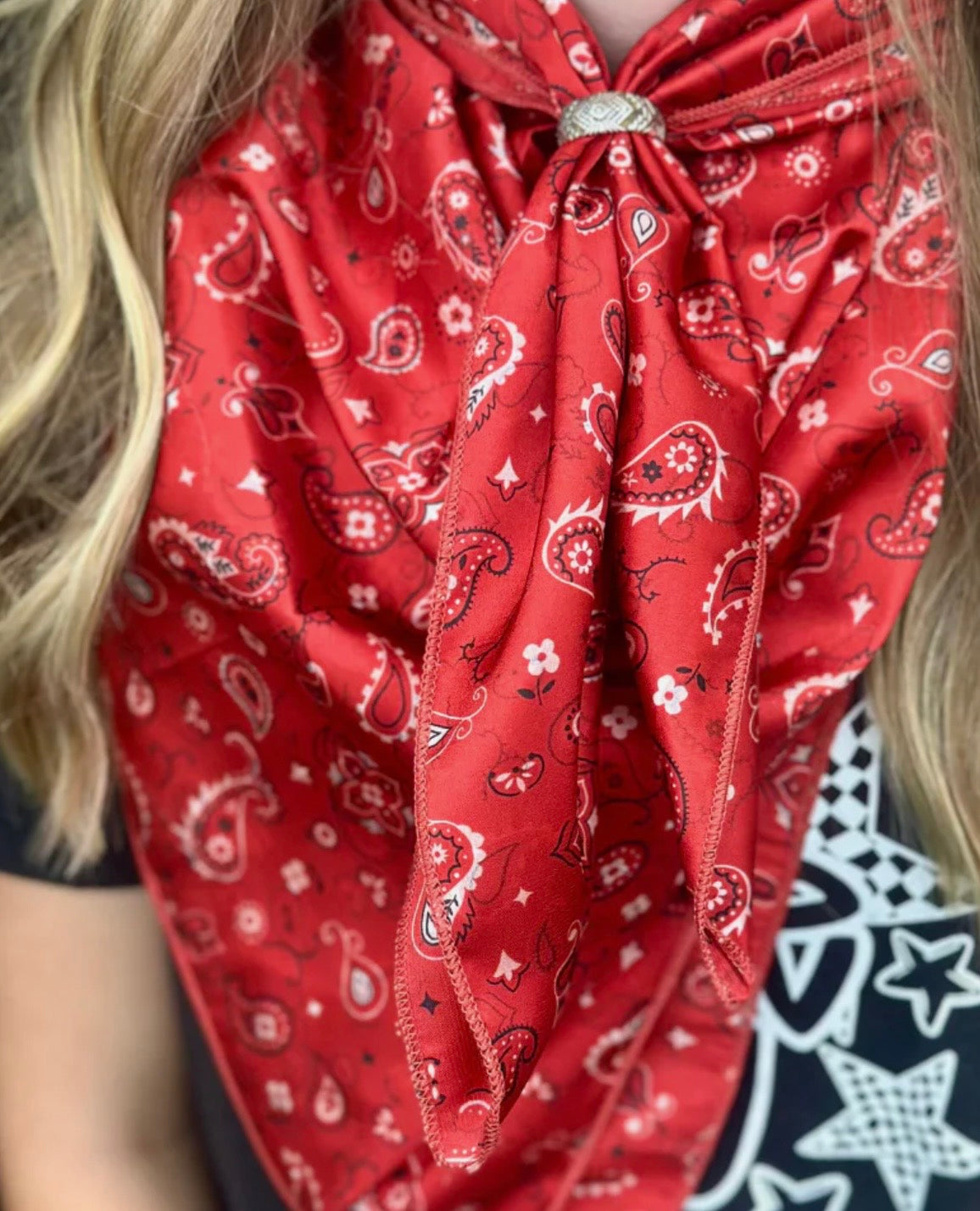 Wild Rag-Bandana Babe Red
