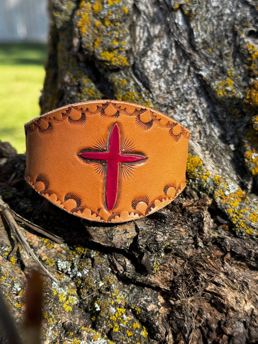 Hand Tooled Leather Bracelet