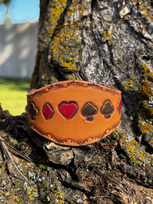 Hand Tooled Leather Bracelet