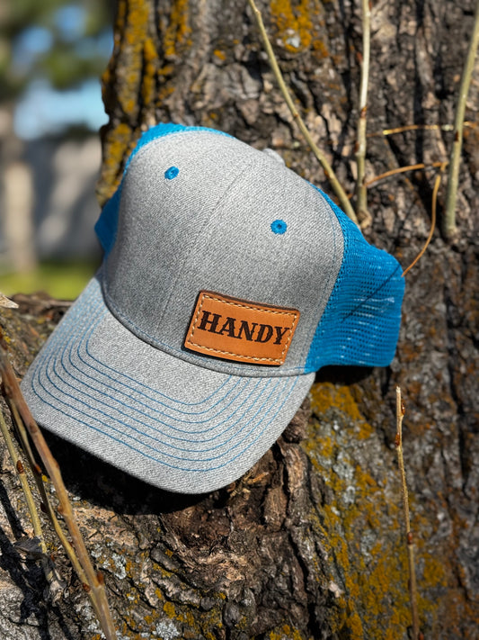 Baseball Cap Laser Leather Patch