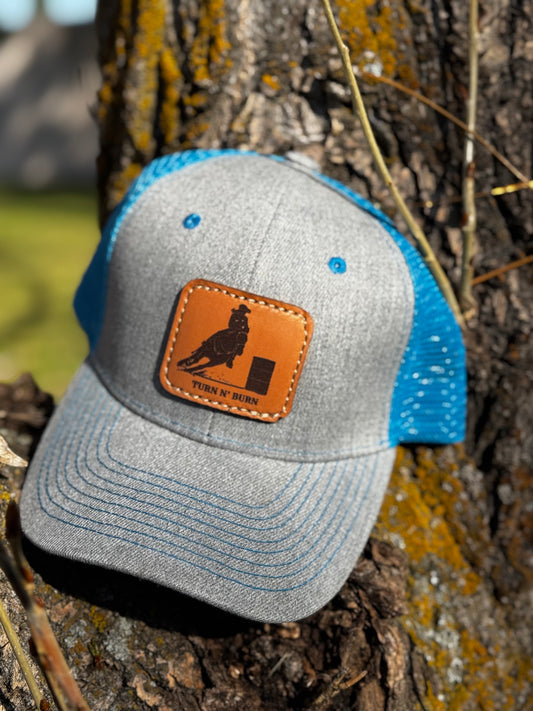 Baseball Cap Laser Leather Patch