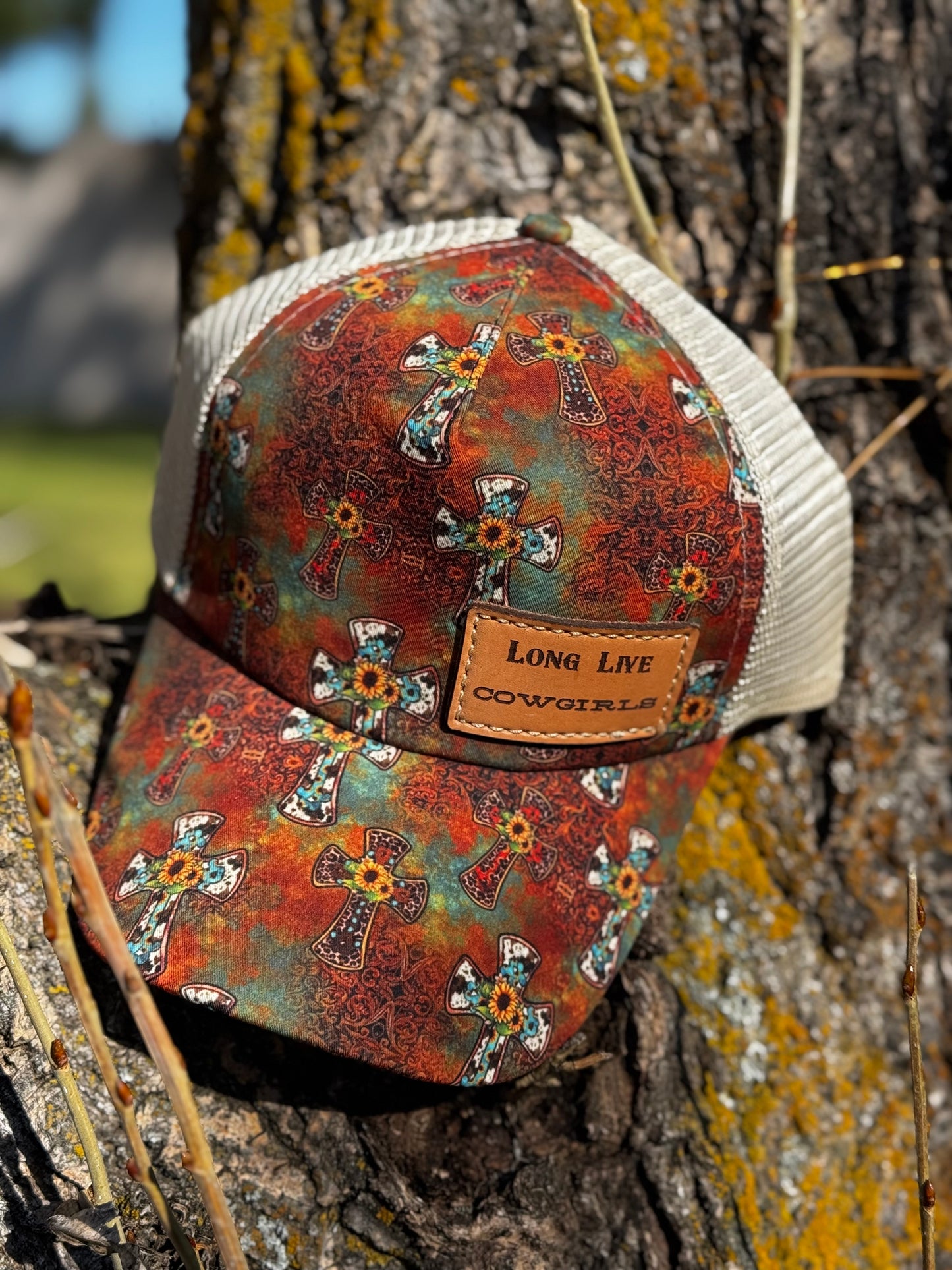Baseball Cap Laser Leather Patch